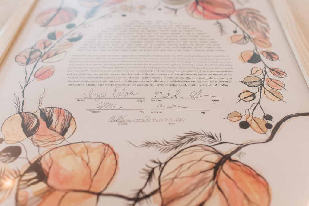 Autumn Wreath Ketubah