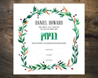 Personalized Hebrew Baby Name Certificate