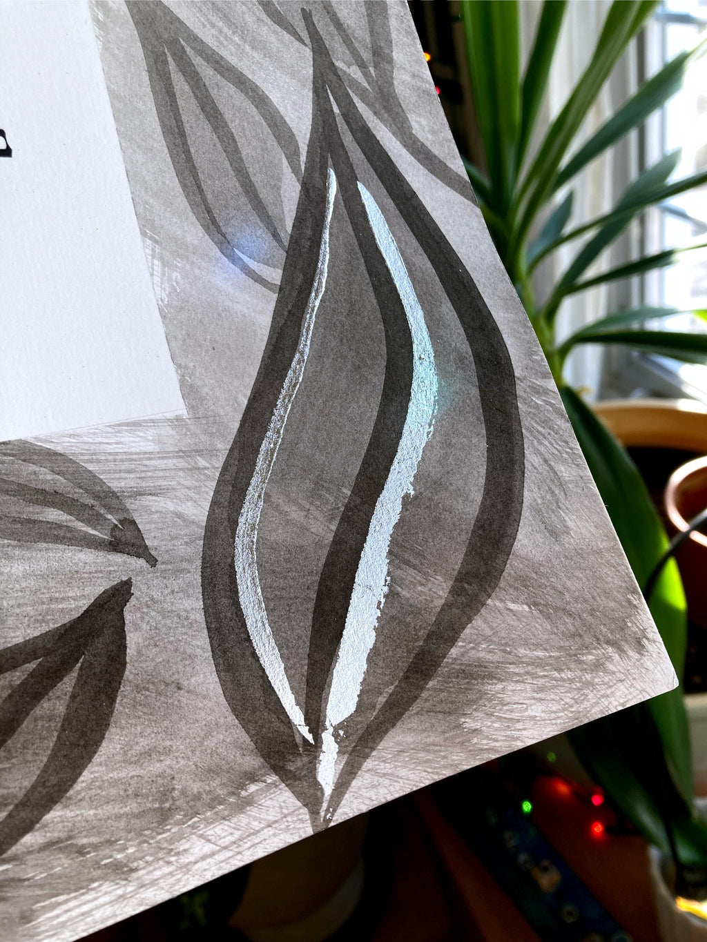 Hand-Painted Botanical Home Blessing