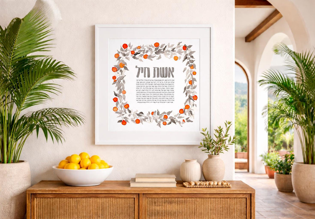 Woman of Valor with Oranges