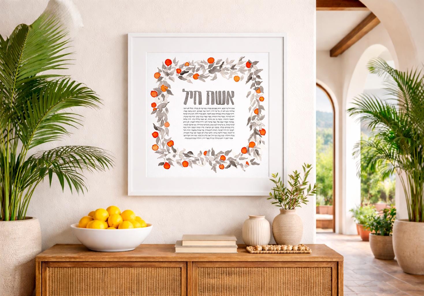 Woman of Valor with Oranges