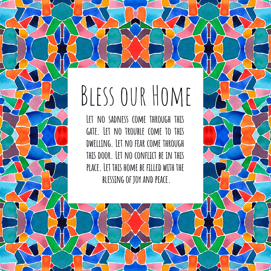 Bless This Home Art Print