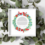 Pomegranate and Eucalyptus Ketubah