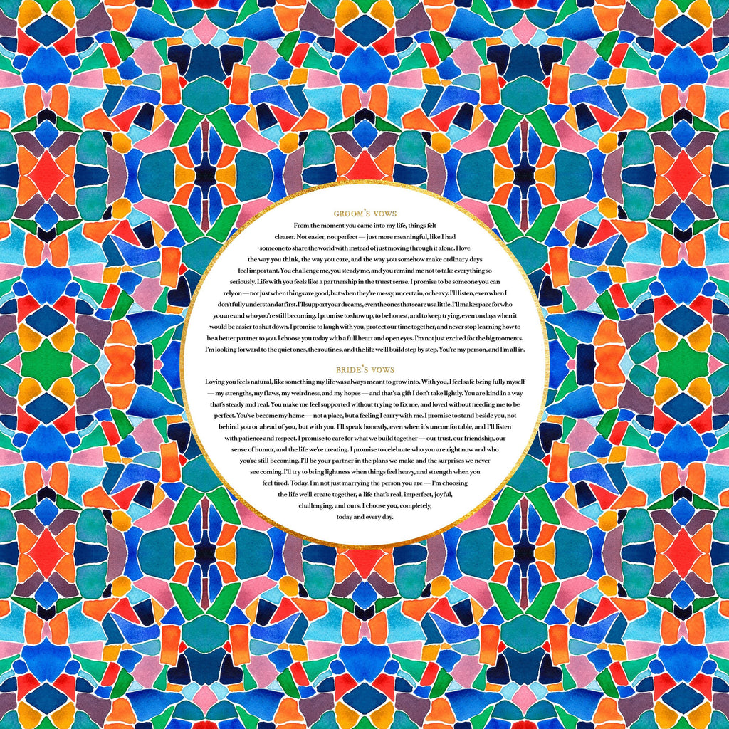 Wedding Vows Art Print