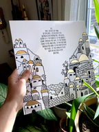 Golden Jerusalem Home Blessing