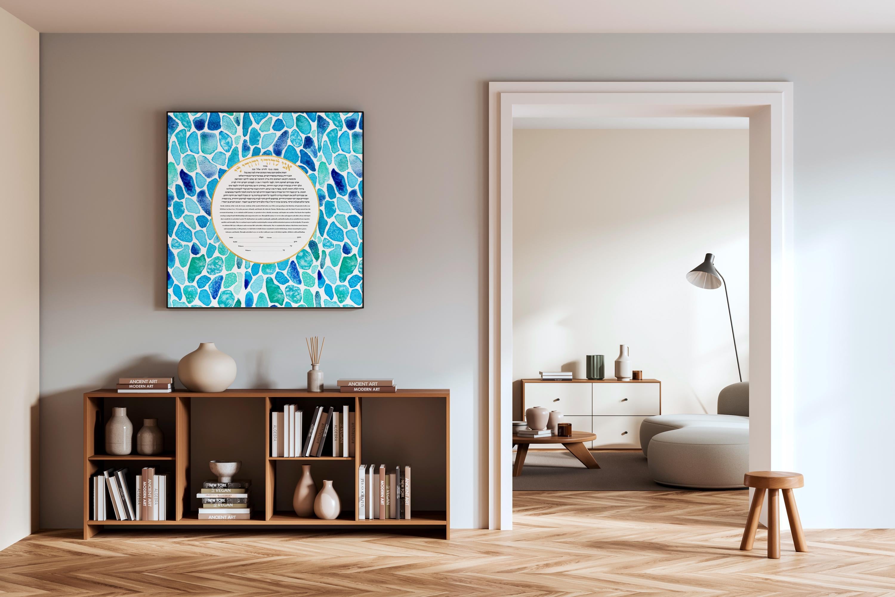 Sea Glass Ketubah