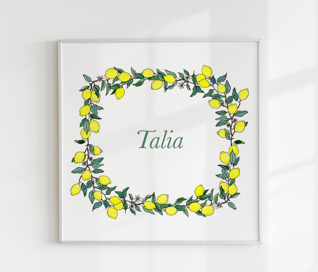 Hebrew Baby Name Print