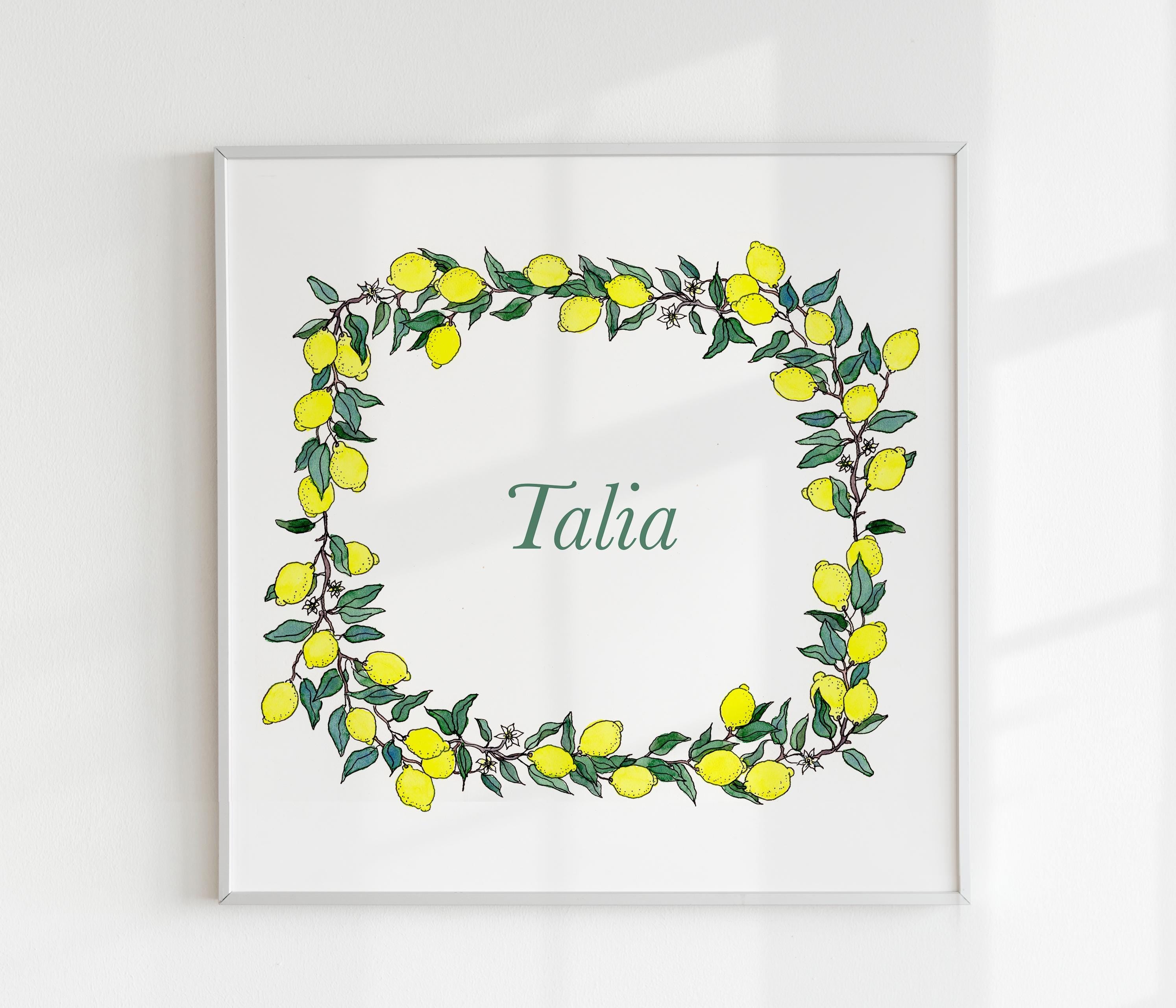 Hebrew Baby Name Print