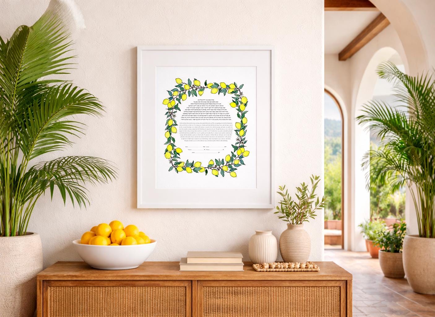 Lemon Branch Ketubah