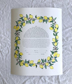 Lemon Branch Ketubah