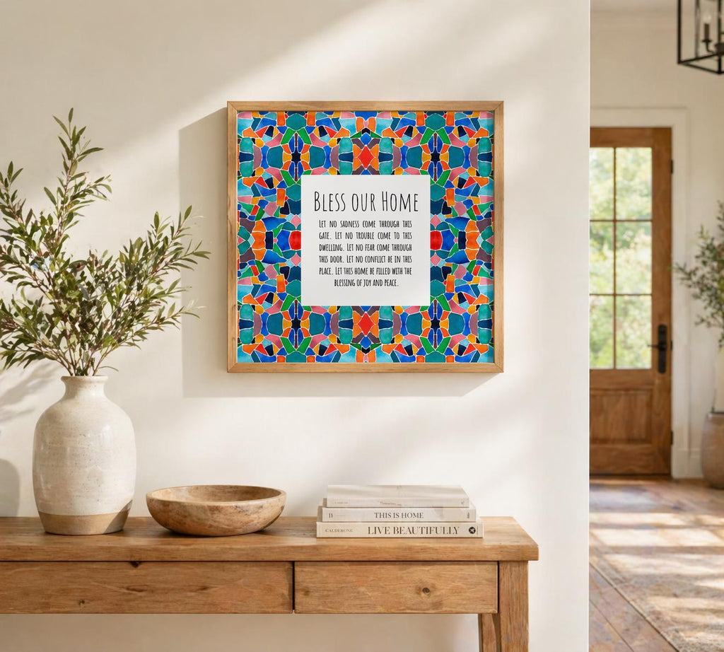 Bless This Home Art Print