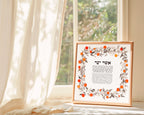 Asher Yatzar Blessing for the Body Oranges Print