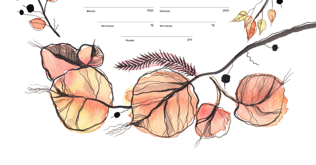 Autumn Wreath Ketubah
