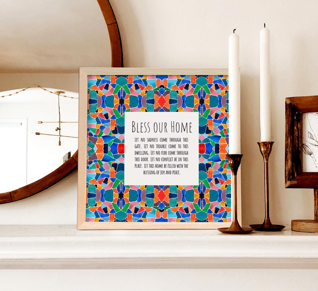 Bless This Home Art Print