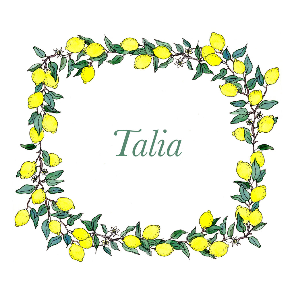 Hebrew Baby Name Print